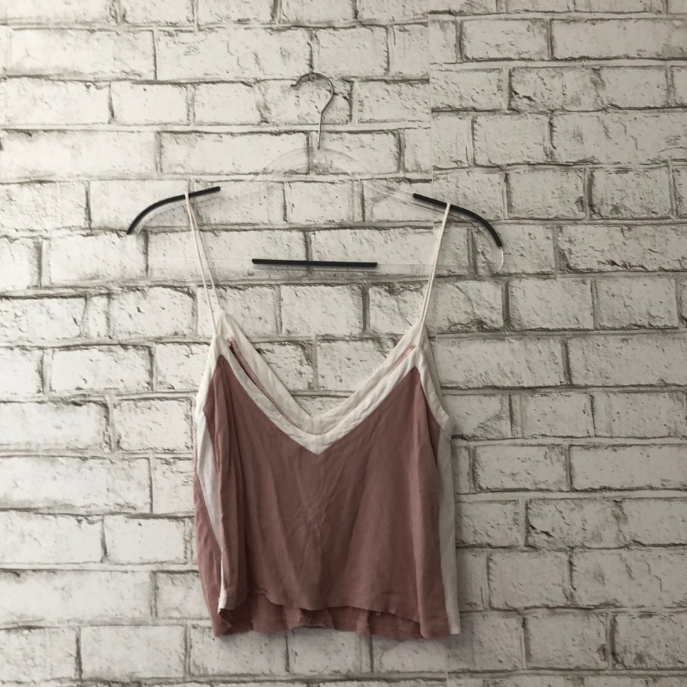 Pink crop top